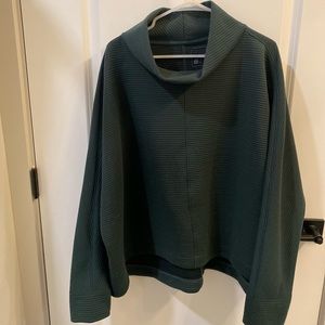 Cowl Neck Ribbed Sweater